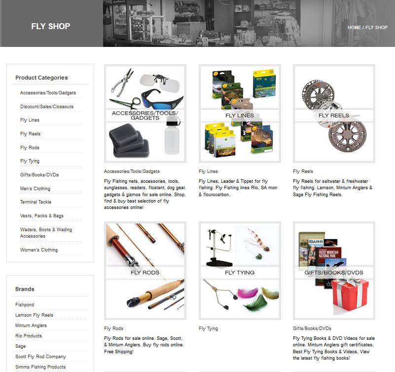 Minturn Anglers online shop