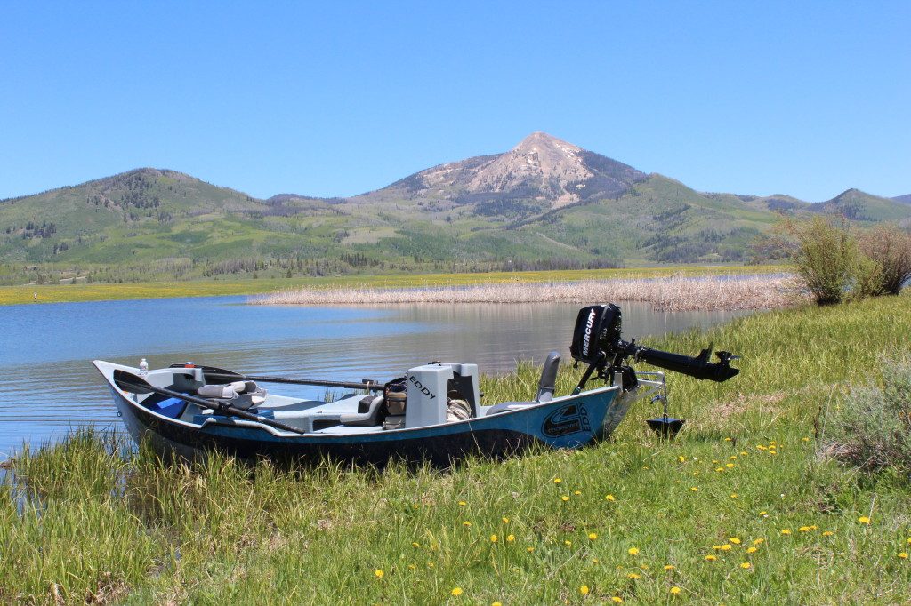 fly fishing on steamboat lake